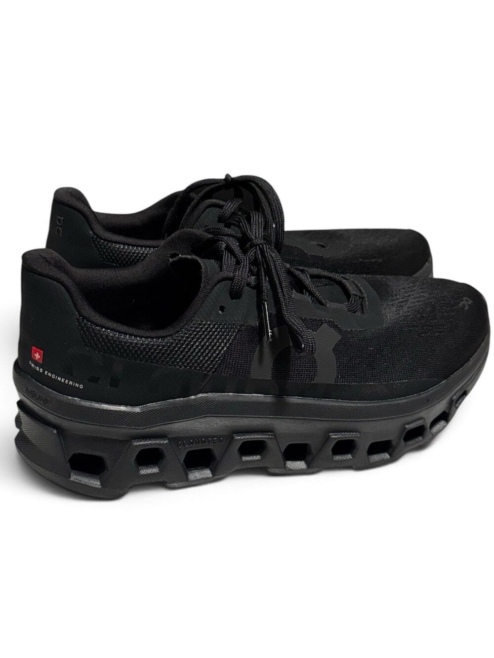 On Cloud Cloudmonster Mens Triple Black Running Shoes Size 7.5 Men Barely Worn